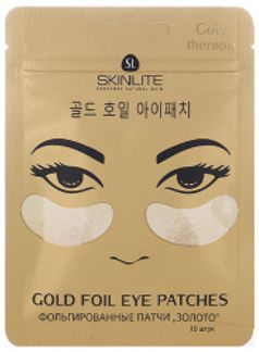 СКИНЛАЙТ патчи Фольгированные Золото 10 шт. Adwin korea Corporation