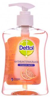 ДЕТТОЛ мыло жидкое антибактериальное для рук с ароматом Грейпфрута 250мл Reckitt benckiser