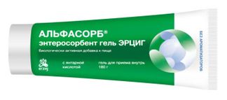АЛЬФАСОРБ ЭНТЕРОСОРБЕНТ ГЕЛЬ ЭРЦИГ для приема внутрь без ароматизатора 180г Фармфабрика ООО