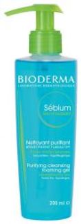 БИОДЕРМА СЕБИУМ мусс очищающий пенящийся 200мл флакон-помпа Bioderma