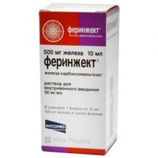 ФЕРИНЖЕКТ 50мг/мл 10мл 1 шт. раствор для инъекций Bipso Gmbh