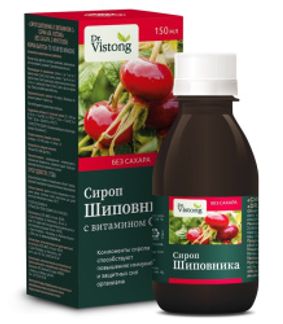 Др.Вистонг Сироп Шиповника с витамином С 150 мл флакон