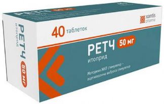 РЕТЧ 50мг 40 шт. таблетки Санека Фармасьютикалс а.с.