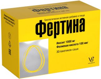 ФЕРТИНА ИНОЗИТ 1000МГ ФОЛИЕВАЯ 100МКГ саше 3г 30 шт. Fine Foods & Pharmaceuticals N.T.M. S.p.A
