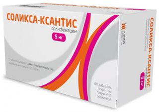 СОЛИКСА-КСАНТИС 5мг 60 шт. таблетки покрытые пленочной оболочкой Санека Фармасьютикалс а.с.