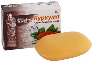 ААША ХЕРБАЛС мыло Куркума 75г Хербал Дрим Аюрведа Криэйшнс Пвт. Лтд