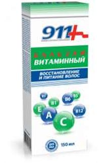 911 ВИТАМИННЫЙ бальзам для волос Восстановление и питание 150мл Твинс Тэк