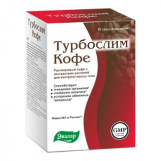 ТУРБОСЛИМ КОФЕ саше 2г 10 шт. Эвалар