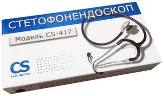 СИЭС МЕДИКА СТЕТОФОНЕДОСКОП CS-417 черный Cs medica