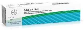 АДВАНТАН 0,1% 15г мазь для наружного применения для наружного применения Лео Фарма Мануфэкчуринг Италия С.р.л.