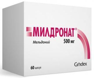 МИЛДРОНАТ 500мг 60 шт. капсулы Гриндекс