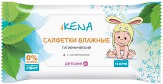 ИКЕНА салфетки влажные детские с аллантоином 15 шт. Авангард