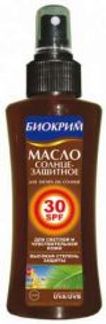 БИОКРИМ масло солнцезащитное для загара SPF30 200мл Петробио ООО