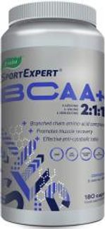 СПОРТЭКСПЕРТ БЦАА+ капсулы 180 шт. Эвалар ЗАО