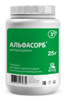 АЛЬФАСОРБ 3+ порошок для приема внутрь 25г Фармацевтическая фабрика ООО