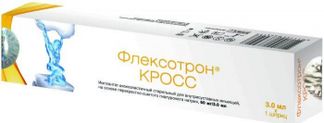 ФЛЕКСОТРОН КРОСС имплантат вязкоэластичный стерильный для внутрисуставных инъекций 3мл 1 шт. СайВижн байотек инк