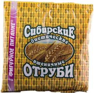 ОТРУБИ СИБИРСКИЕ диетические пшеничные 200г Сибирская клетчатка