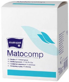 МАТОПАТ МАТОКОМП салфетки стерильные 10х20см 8с17н 3 шт. TZMO S.A.