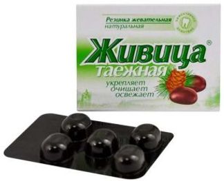 ЖИВИЦА таежная жевательные резинка 5 шт.