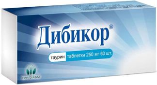 ДИБИКОР 250мг 60 шт. таблетки Пик-фарма