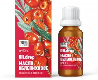 ОИЛДРОП масло Облепиховое (25 мг% каротиноидов «Горноалтайское») 50мл Алтайский букет