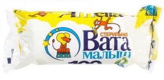 АМЕЛИЯ МАЛЫШ вата хирургическая стерильная 100г Гигровата