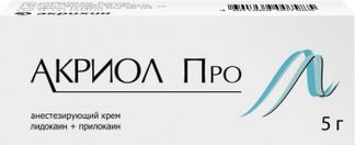 АКРИОЛ ПРО 2,5%+2,5% 5г крем для местного/наружного применения Акрихин