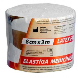 ЛАУМА БИНТ эластичный медицинский Высокой растяжимости 8x300см Lauma fabrics