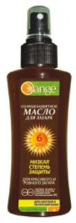 ОРАНЖ масло для загара солнцезащитное SPF6 100мл Петробио ООО