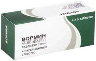 ВОРМИН 100мг 24 шт. таблетки Cadila pharmaceuticals