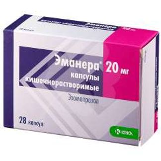 ЭМАНЕРА 20мг 28 шт. капсулы кишечнорастворимые КРКА, д.д., Ново место