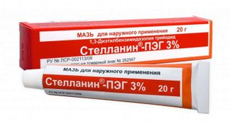 СТЕЛЛАНИН-ПЭГ 3% 20г мазь для наружного применения Фармпрепарат,ООО