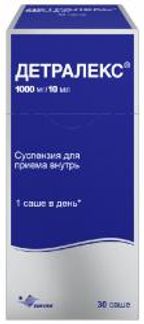 ДЕТРАЛЕКС 1000мг/10мл 10мл 30 шт. суспензия для приема внутрь Юнитер ликвид мануфэкчуринг