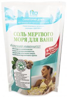 САНАТОРИЙ ДОМА соль для ванн Мертвого моря крепкий иммунитет 530г Фитокосметик