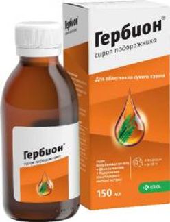 ГЕРБИОН ПОДОРОЖНИКА 150мл сироп КРКА, д.д., Ново место