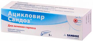 АЦИКЛОВИР 5% 5г крем Sandoz d.d.