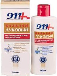 911 ЛУКОВЫЙ бальзам от выпадения волос 150мл Твинс Тэк