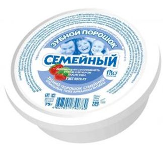 ФИТОКОСМЕТИК зубной порошок Семейный 75г Фитокосметик