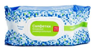 ПРОСТО салфетки влажные универсальные 100 шт. Авангард