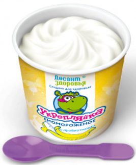 ДЕСАНТ ЗДОРОВЬЯ биомороженое Укрепляйка Банановый 45г Фермент ООО