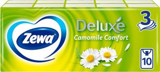 ЗЕВА ДЕЛЮКС платки носовые Ромашка N10х10 SCA HYGIENE PRODUCTS.