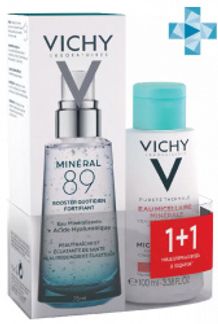 ВИШИ набор (Минерал 89 гель-сыворотка 75мл+вода мицеллярная 100мл) Vichy