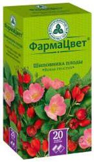 ШИПОВНИК ПЛОДЫ 2г 20 шт. фильтр-пакет Красногорсклексредства