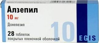 АЛЗЕПИЛ 10мг 28 шт. таблетки покрытые пленочной оболочкой Эгис