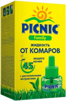 ПИКНИК ФЭМИЛИ жидкость от комаров 45 ночей 30мл Арнест