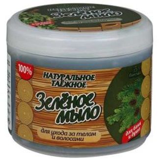ФЛОРЕСАН мыло Зеленое таежное натуральное для бани/душа для ухода за телом/волосами (Ф38) 450г Флоресан