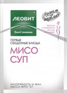 ЛЕОВИТ БИОСЛИМИКА суп Мисо 15г Леовит