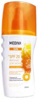 МЕДИВА САН молочко для загара SPF20 150мл Нпо биокон плюс ООО