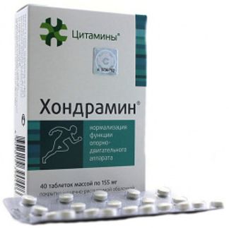 ХОНДРАМИН таблетки 40 шт. Клиника Института биорег. и геронтологии