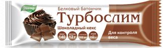ТУРБОСЛИМ батончик белковый Шоколадный кекс 50г Эвалар
